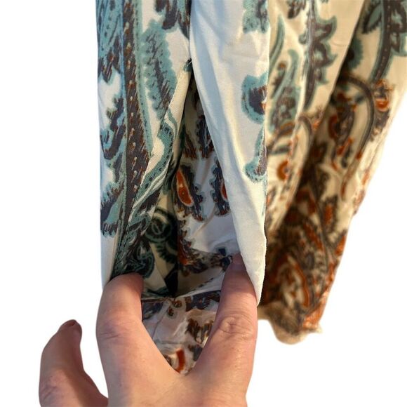 EST. 1946 Plus Size 22 Boho Chic Paisley Off-Shoulder Dress Multicolor - Picture 15 of 16